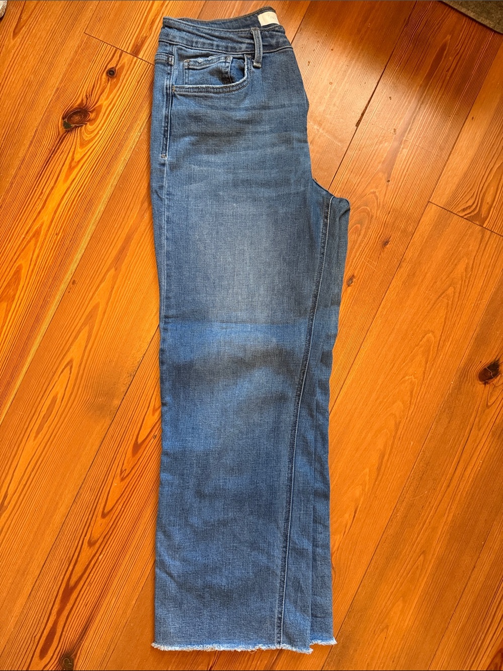 Classic Straight-Leg Jeans in Medium Blue